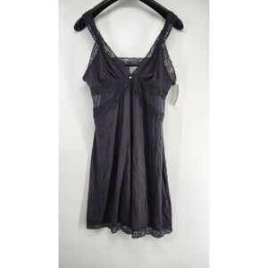 Adore Me Women's Large Black Nightgown NWT